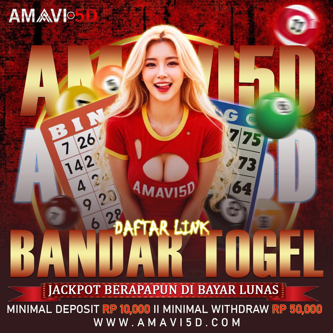 AMAVI5D: Link Resmi Situs Toto Slot 4D & Bandar Toto Togel Terpercaya Dengan Bonus Deposit 10%