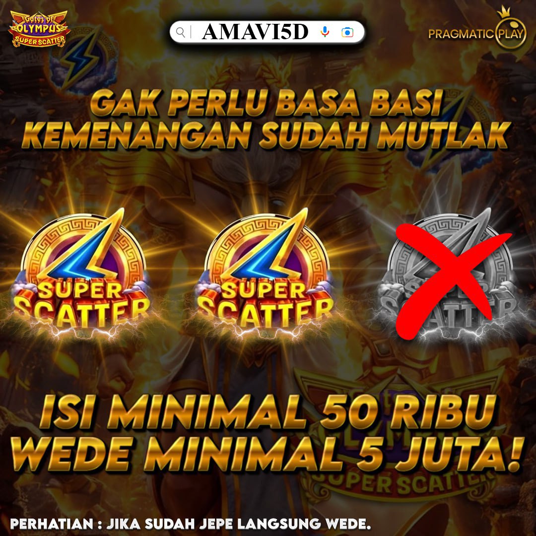 AMAVI5D : Situs Toto Slot Gacor & Toto Togel 4D Terpercaya 2025