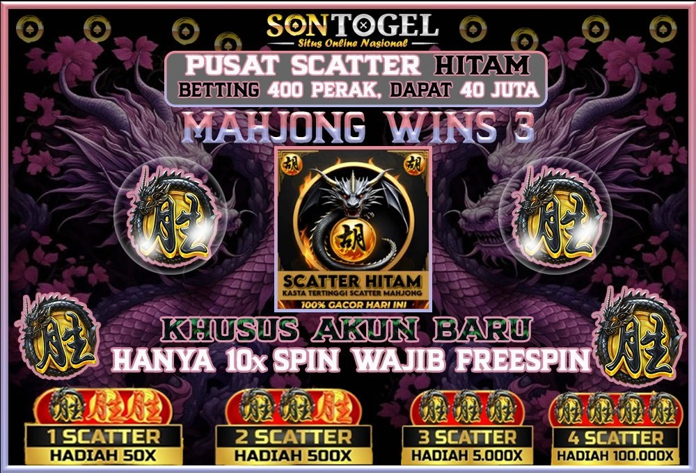 SONTOGEL ® Situs Togel & Situs Toto Slot #1 di Indonesia 2025