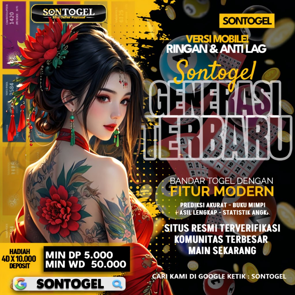 SONTOGEL: Link Situs Toto 4D Resmi Paling Gacor Dengan RTP Slot 99%