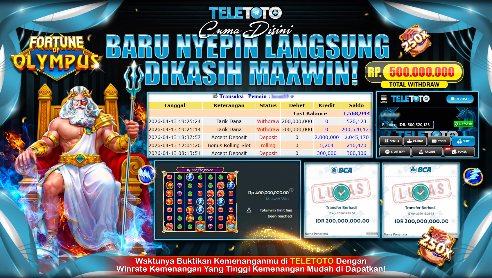 BONUS SCATTER PRAGMATIC PLAY TELETOTO